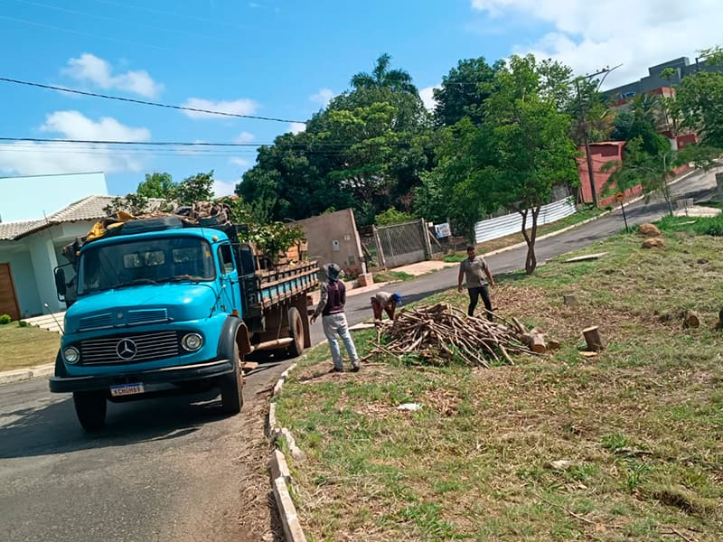Constante limpeza das áreas comuns e lotes
